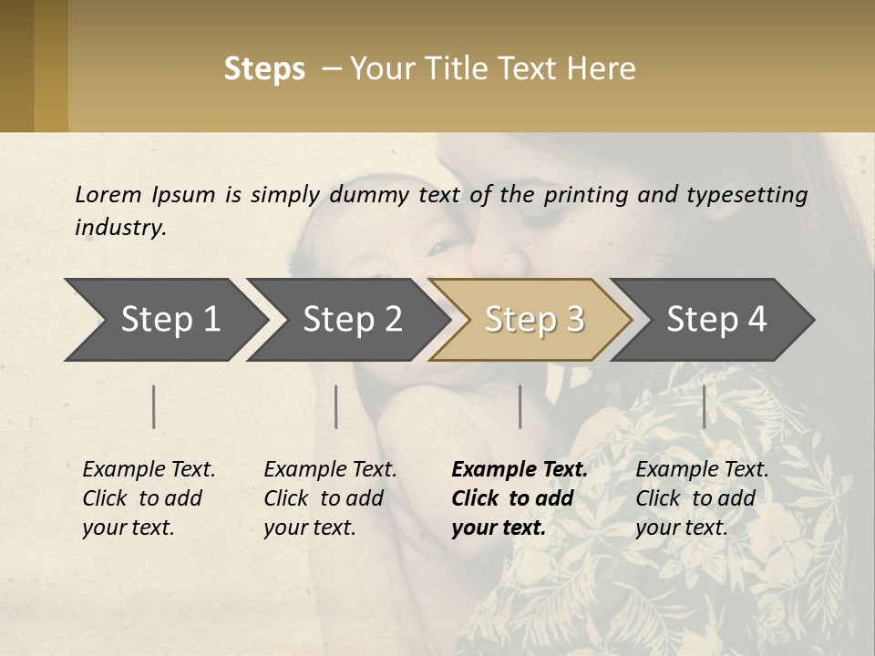Beach Peaceful Sea PowerPoint Template