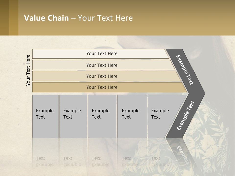 Beach Peaceful Sea PowerPoint Template