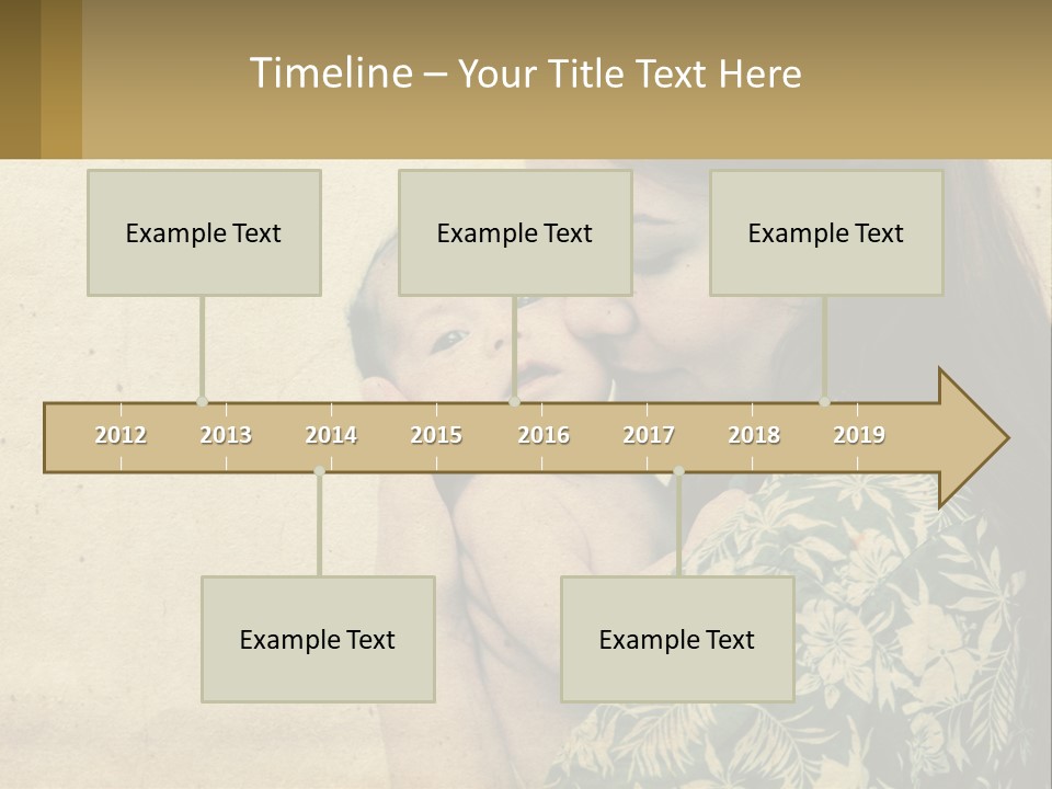 Beach Peaceful Sea PowerPoint Template