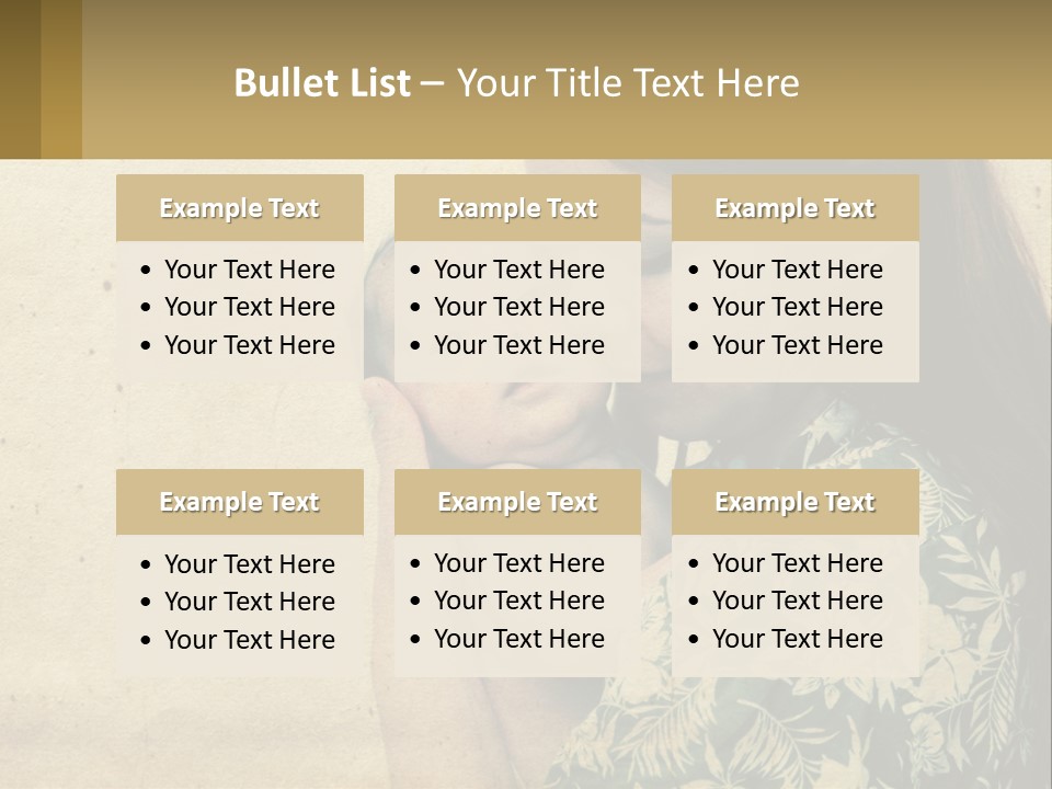 Beach Peaceful Sea PowerPoint Template