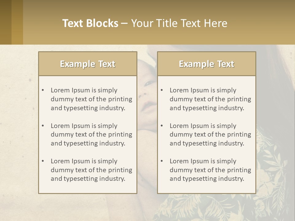 Beach Peaceful Sea PowerPoint Template