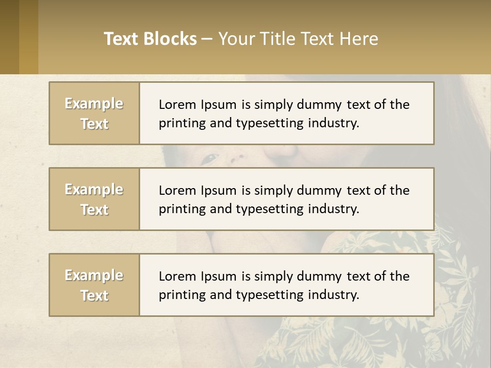 Beach Peaceful Sea PowerPoint Template