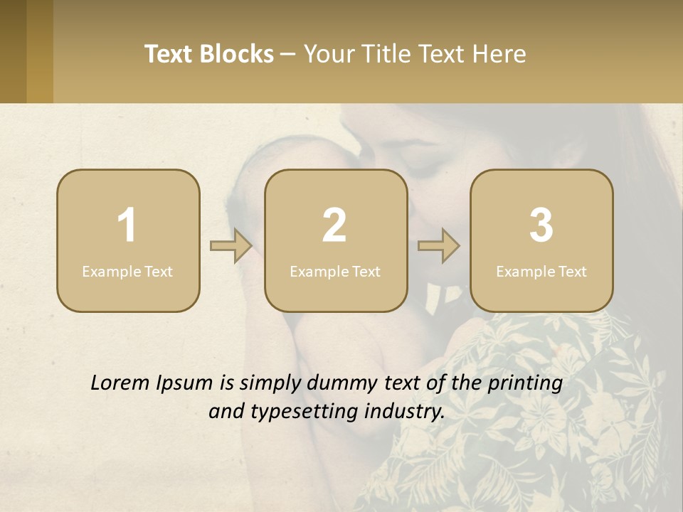 Beach Peaceful Sea PowerPoint Template