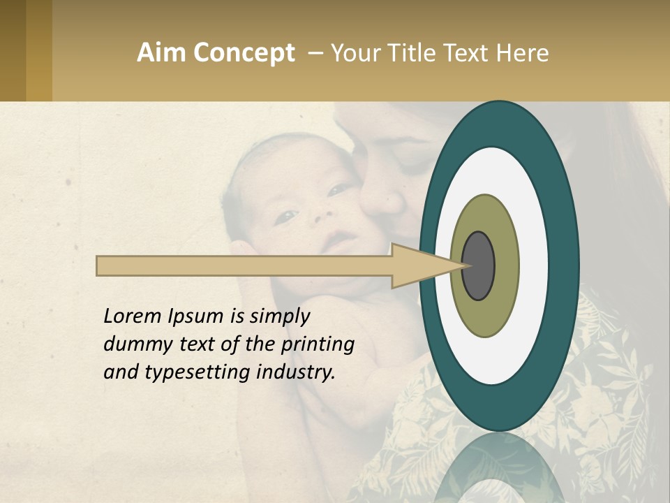 Beach Peaceful Sea PowerPoint Template