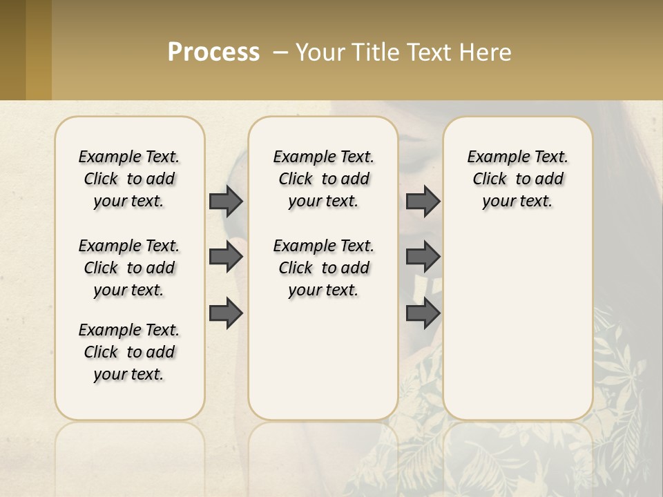 Beach Peaceful Sea PowerPoint Template