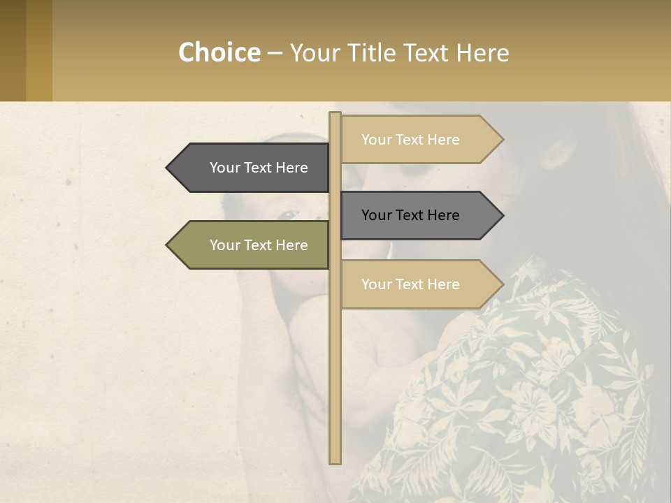 Beach Peaceful Sea PowerPoint Template