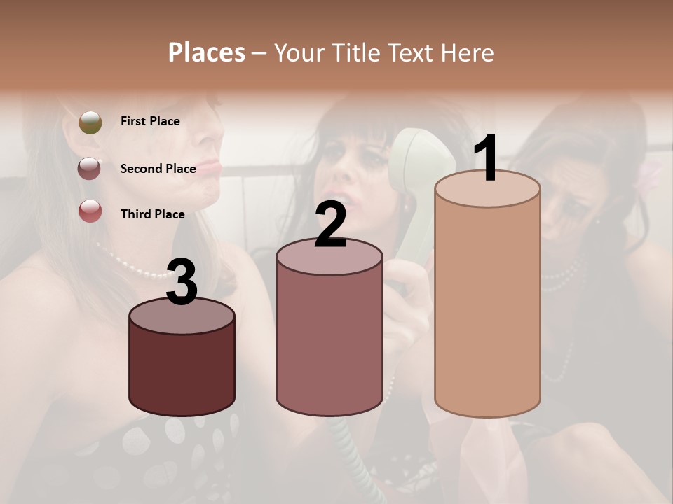 Lifestyle White Sad PowerPoint Template