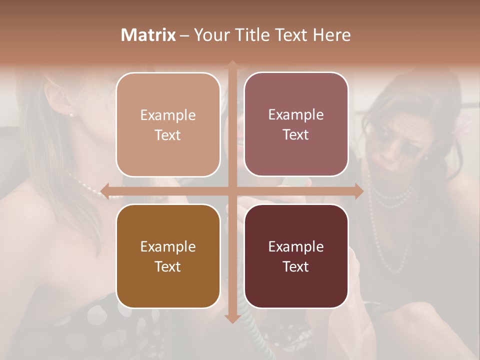 Lifestyle White Sad PowerPoint Template