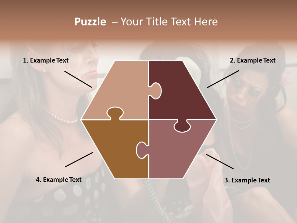 Lifestyle White Sad PowerPoint Template