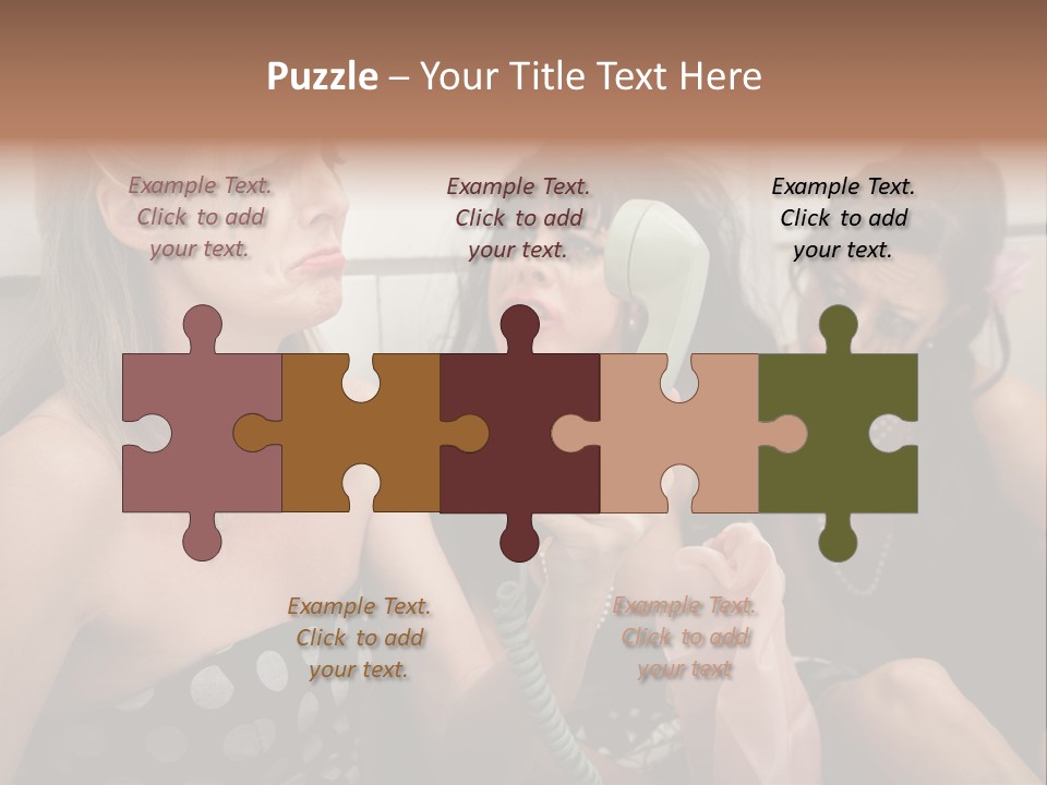 Lifestyle White Sad PowerPoint Template