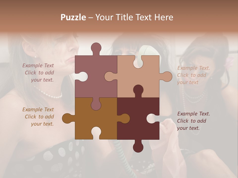 Lifestyle White Sad PowerPoint Template