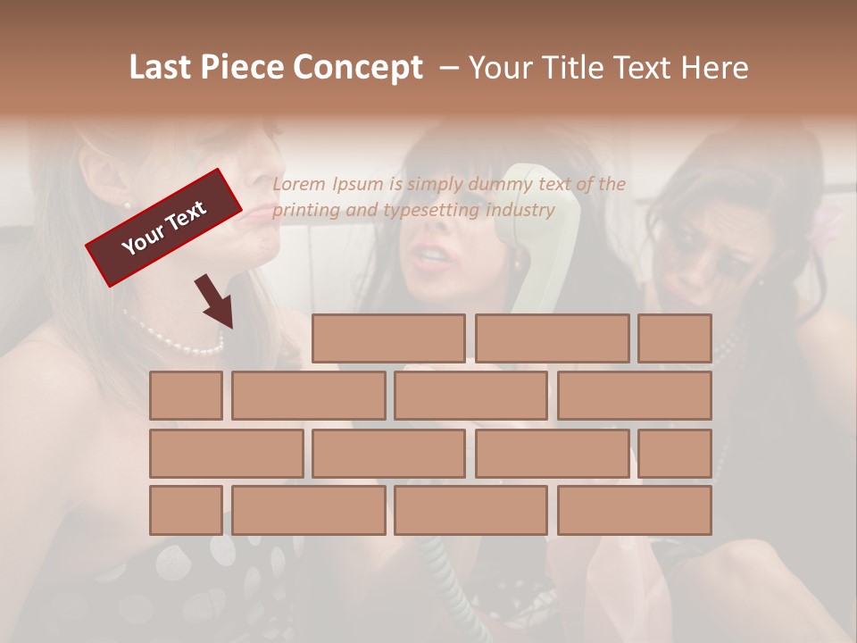 Lifestyle White Sad PowerPoint Template