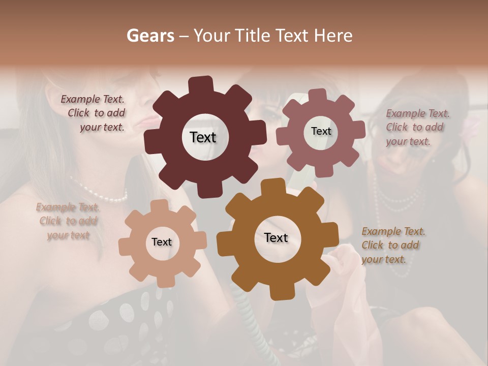 Lifestyle White Sad PowerPoint Template