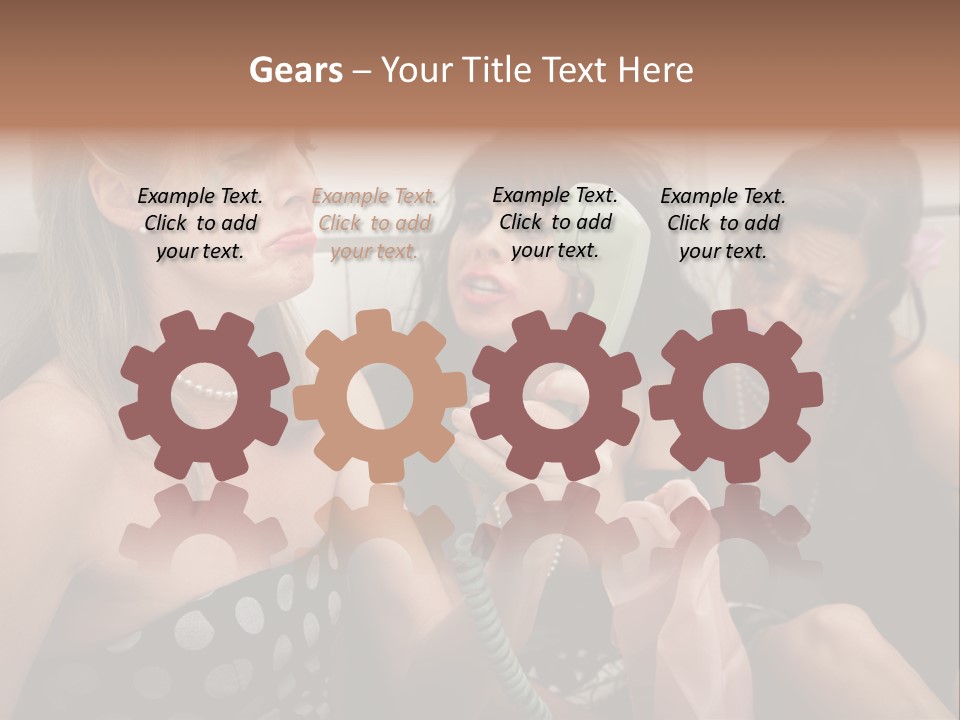 Lifestyle White Sad PowerPoint Template