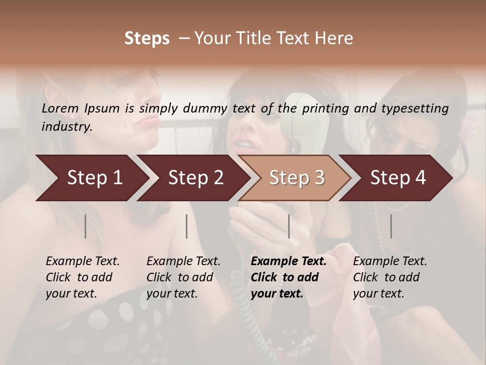 Lifestyle White Sad PowerPoint Template