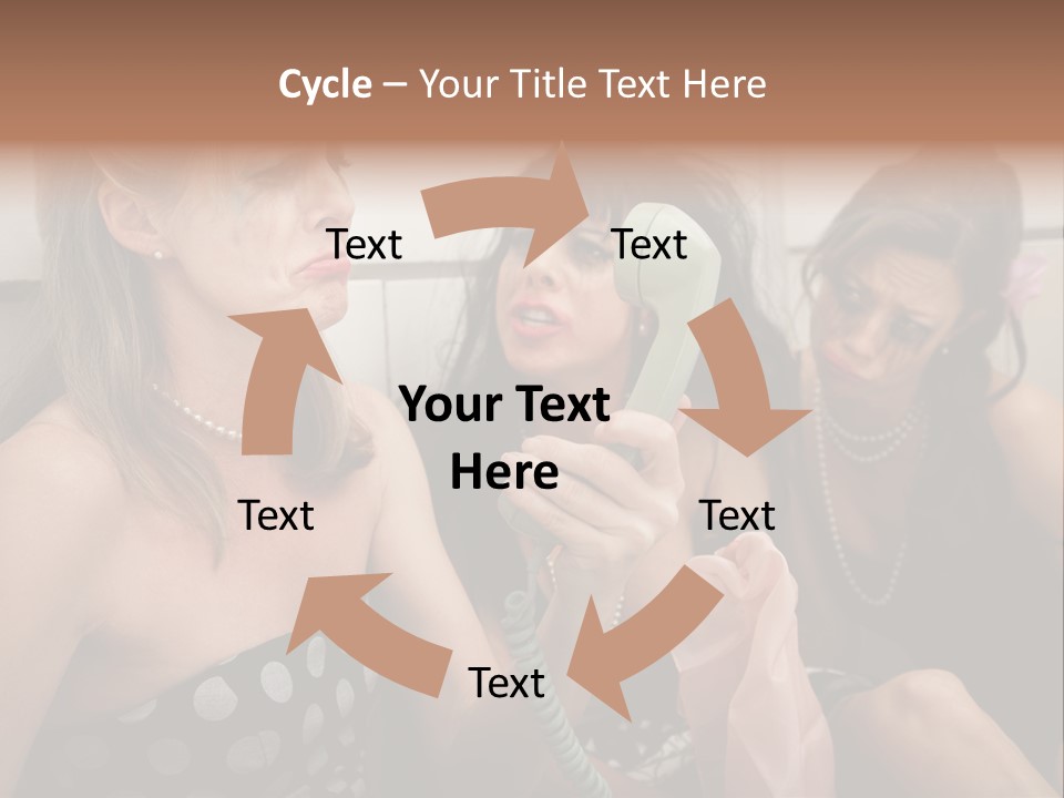 Lifestyle White Sad PowerPoint Template