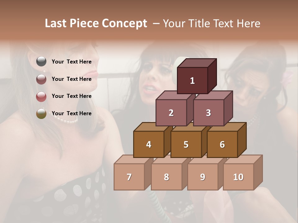 Lifestyle White Sad PowerPoint Template