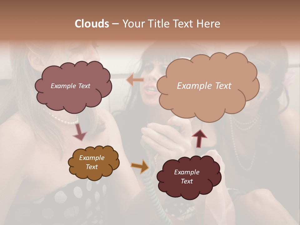 Lifestyle White Sad PowerPoint Template