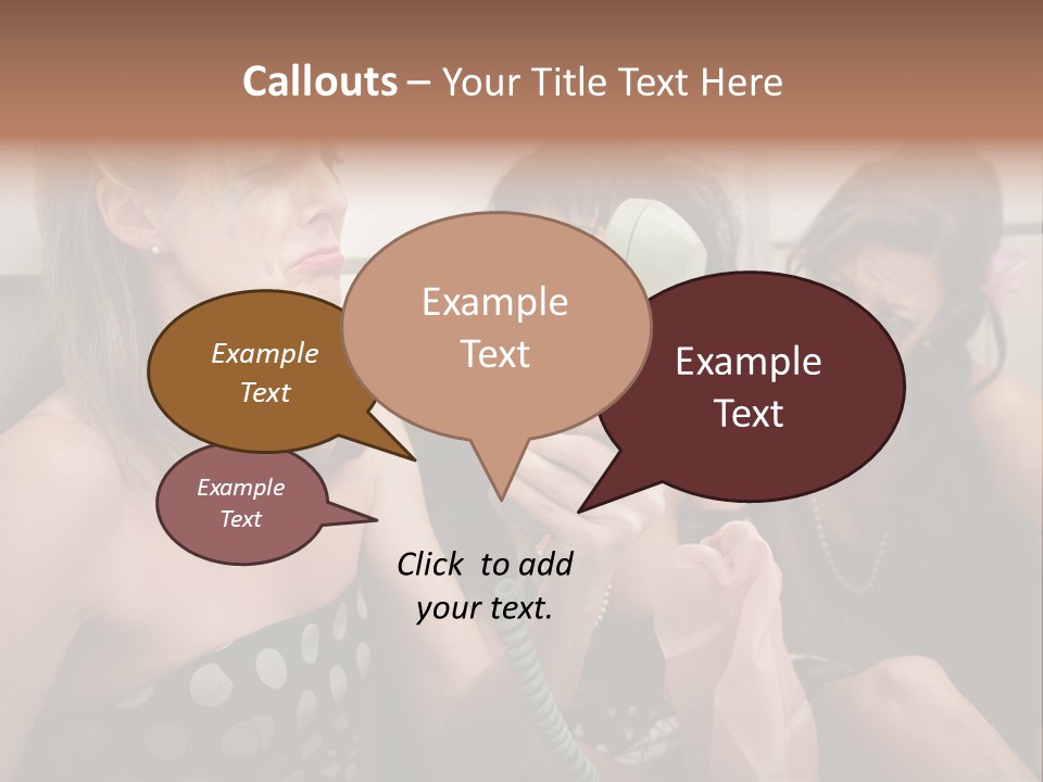 Lifestyle White Sad PowerPoint Template