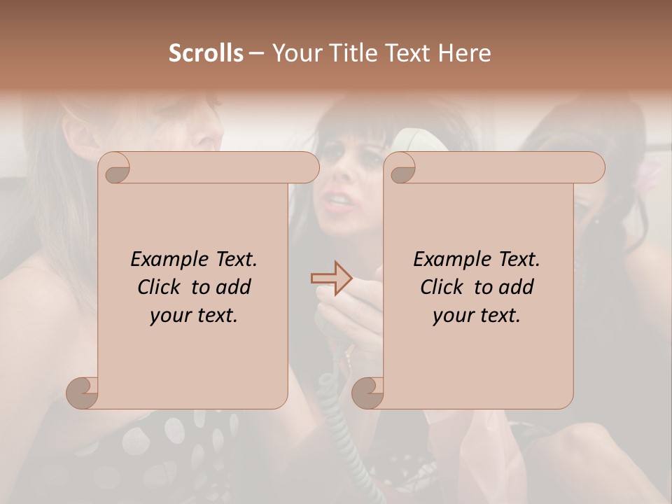Lifestyle White Sad PowerPoint Template