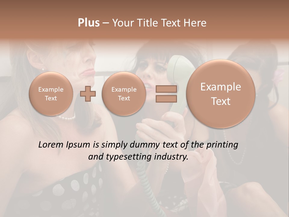 Lifestyle White Sad PowerPoint Template