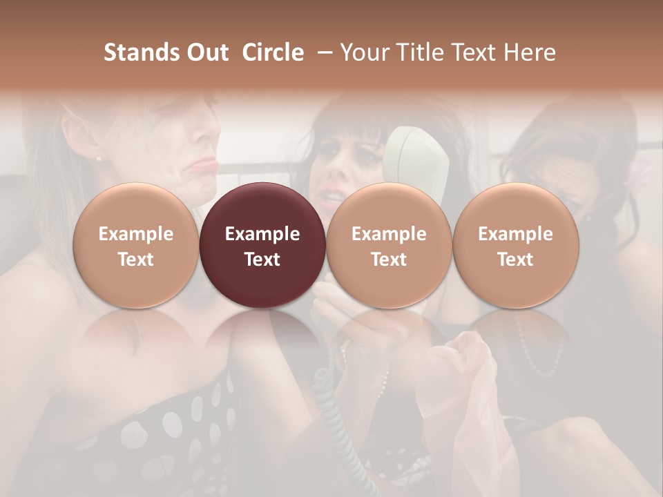 Lifestyle White Sad PowerPoint Template