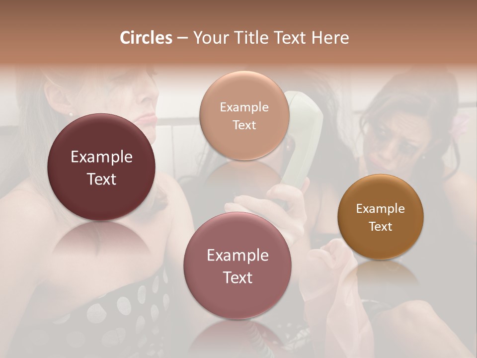 Lifestyle White Sad PowerPoint Template