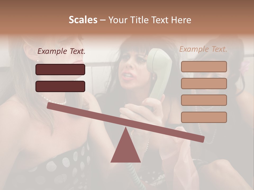 Lifestyle White Sad PowerPoint Template