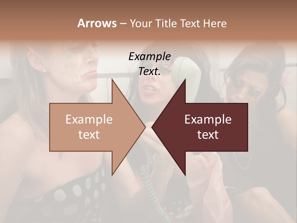 Lifestyle White Sad PowerPoint Template