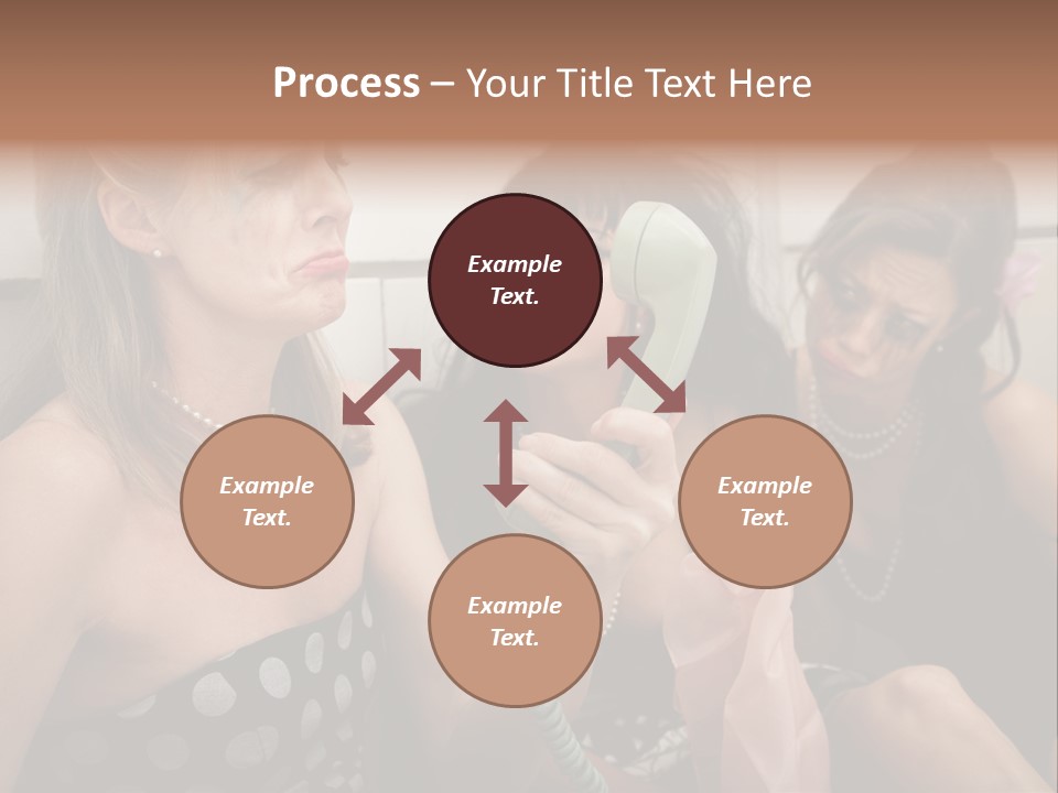 Lifestyle White Sad PowerPoint Template