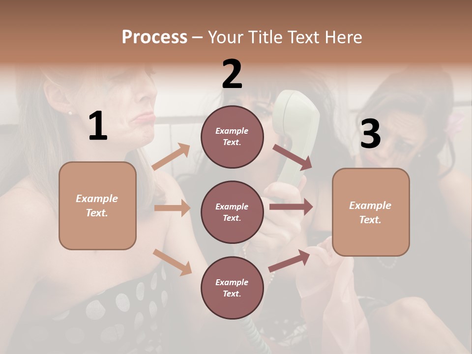 Lifestyle White Sad PowerPoint Template