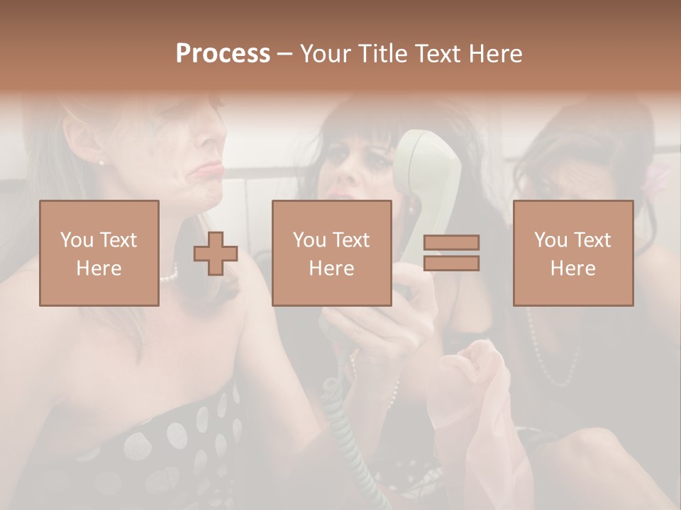 Lifestyle White Sad PowerPoint Template