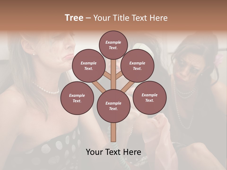 Lifestyle White Sad PowerPoint Template