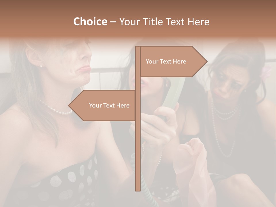 Lifestyle White Sad PowerPoint Template