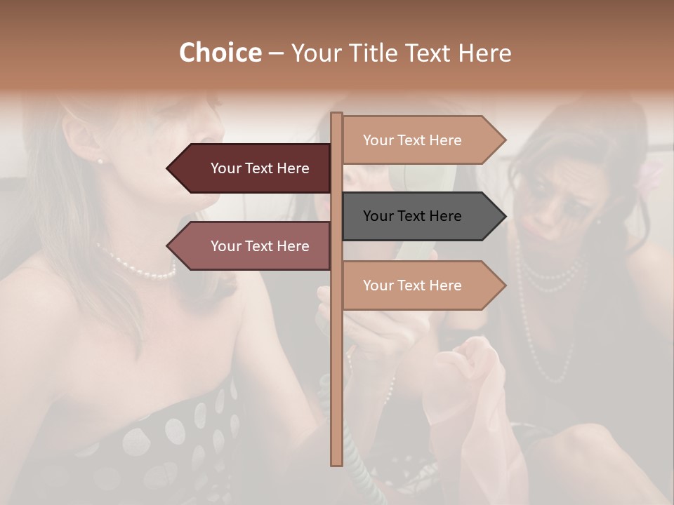 Lifestyle White Sad PowerPoint Template