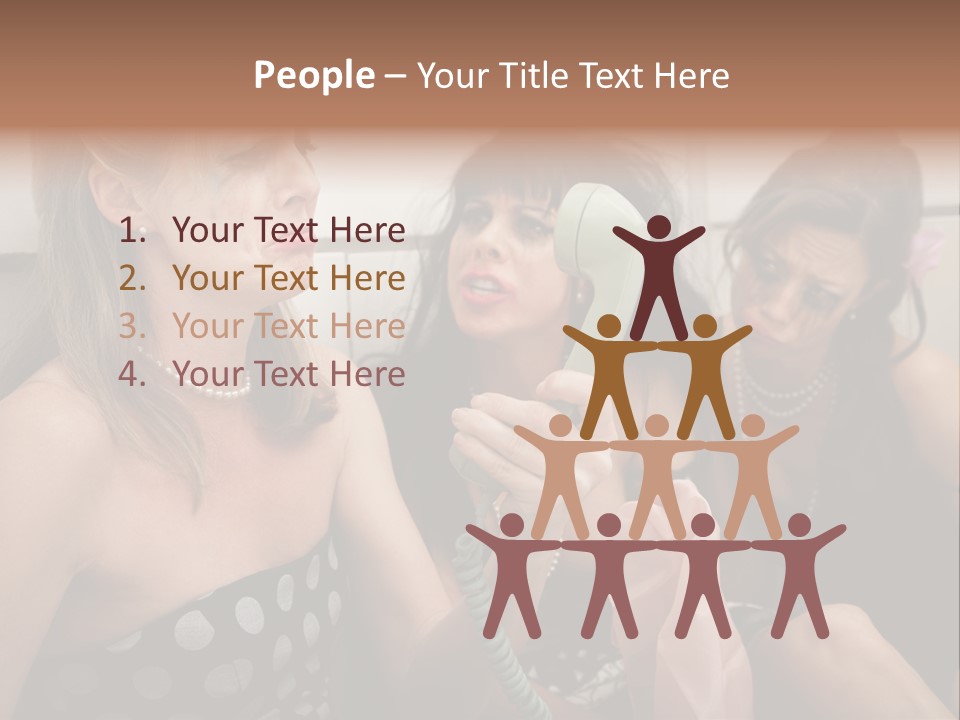 Lifestyle White Sad PowerPoint Template