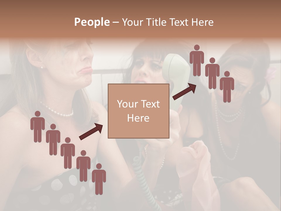 Lifestyle White Sad PowerPoint Template