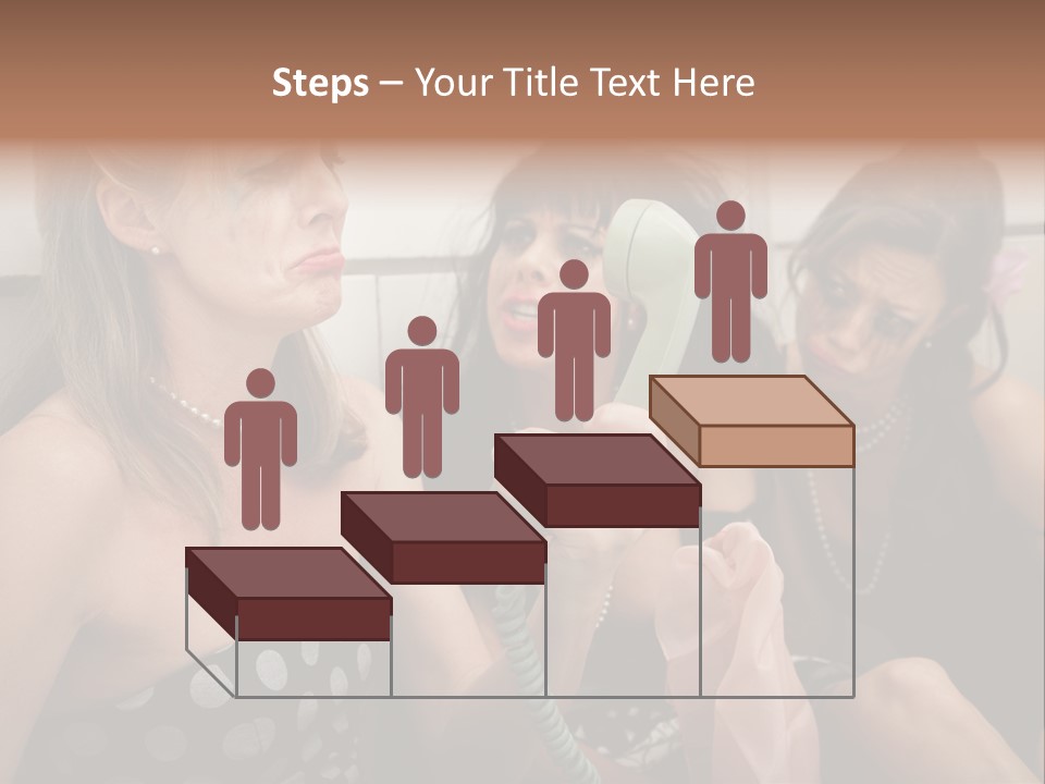 Lifestyle White Sad PowerPoint Template