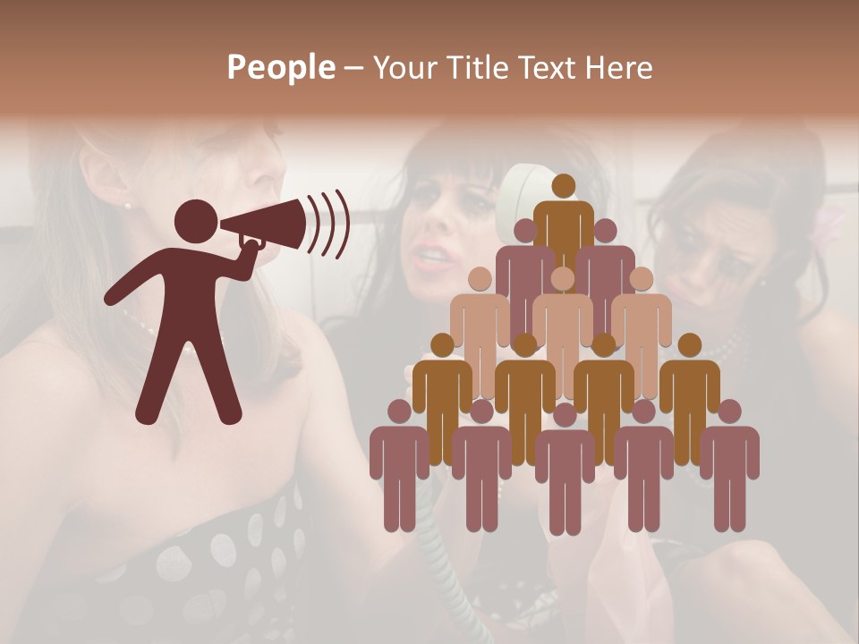 Lifestyle White Sad PowerPoint Template