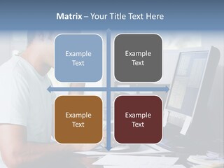 Woman Water Beach PowerPoint Template