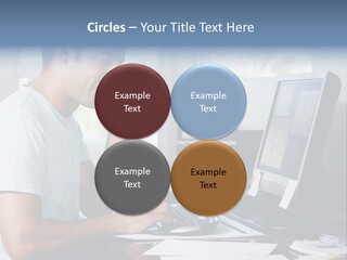 Woman Water Beach PowerPoint Template