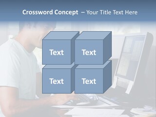 Woman Water Beach PowerPoint Template