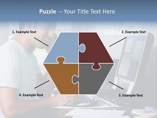 Woman Water Beach PowerPoint Template