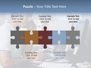 Woman Water Beach PowerPoint Template