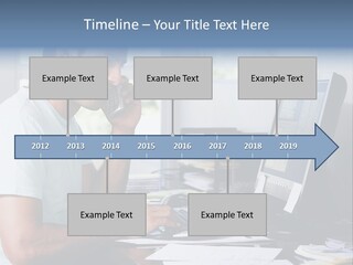 Woman Water Beach PowerPoint Template