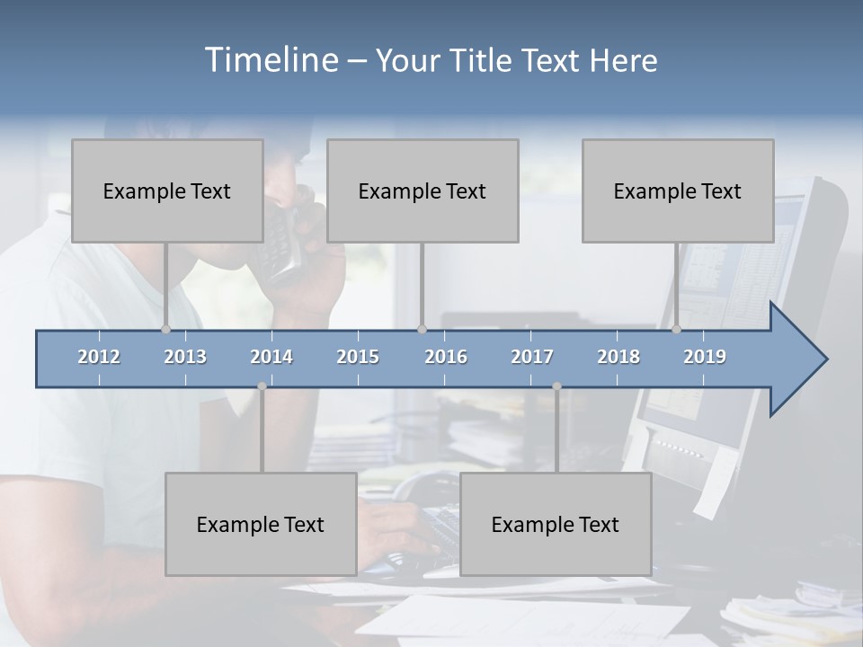 Woman Water Beach PowerPoint Template