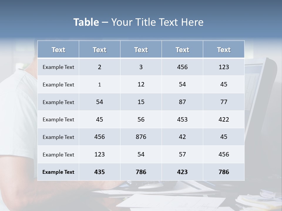 Woman Water Beach PowerPoint Template