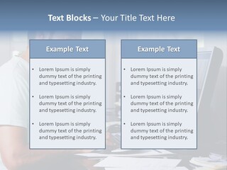 Woman Water Beach PowerPoint Template