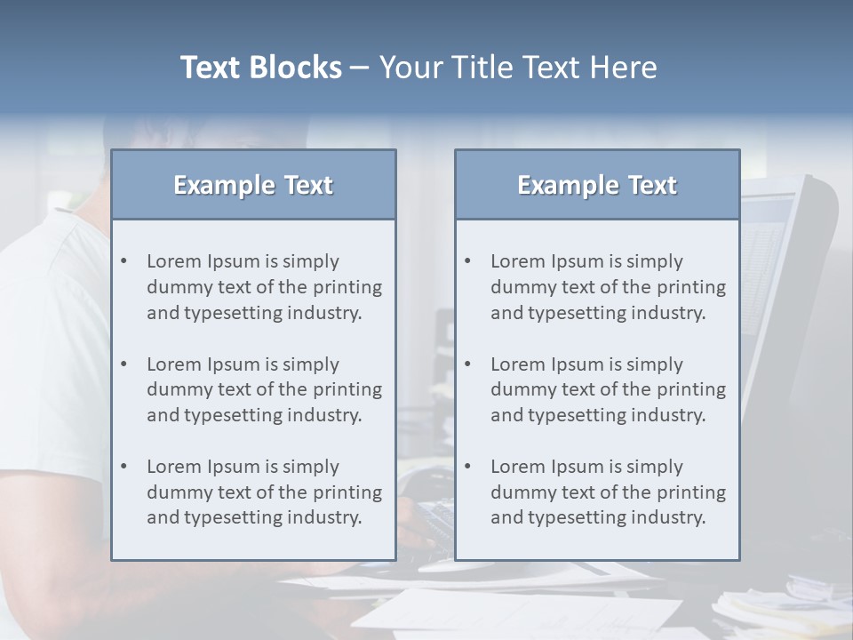 Woman Water Beach PowerPoint Template