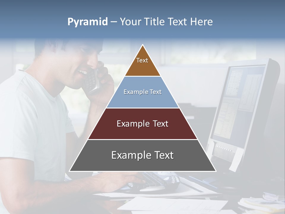 Woman Water Beach PowerPoint Template